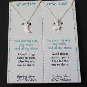 Sterling Silver Necklace Friendship NEW